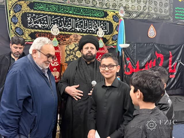 A photograph from the Children’s Majlis held at the Centre in Muharram 2026.