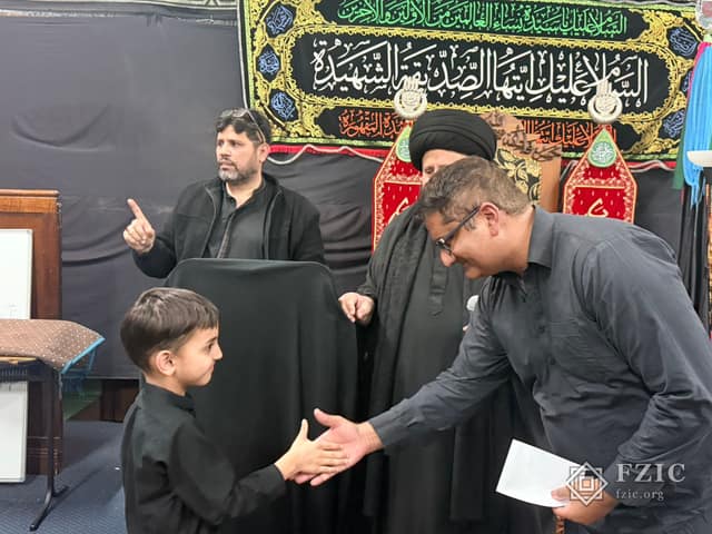 A photograph from the Children’s Majlis held at the Centre in Muharram 2026.
