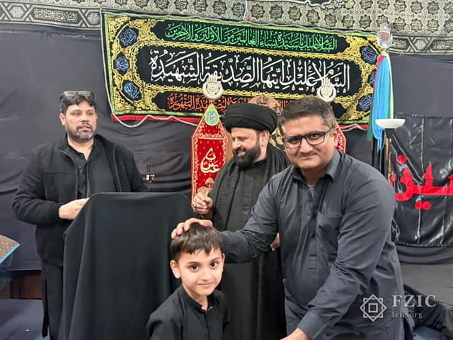 A photograph from the Children’s Majlis held at the Centre in Muharram 2026.