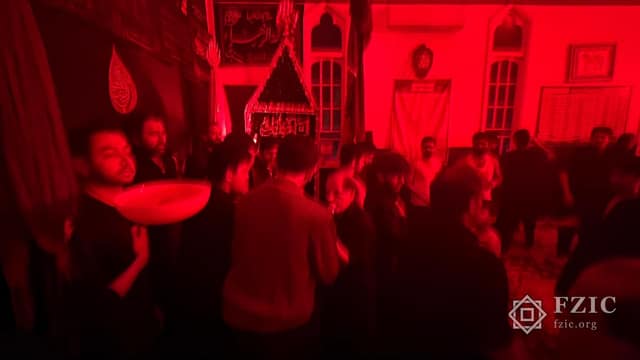 A photograph from Ashura and Shaam-e-Ghareeban at the Fatima Zahra Imamia Centre.