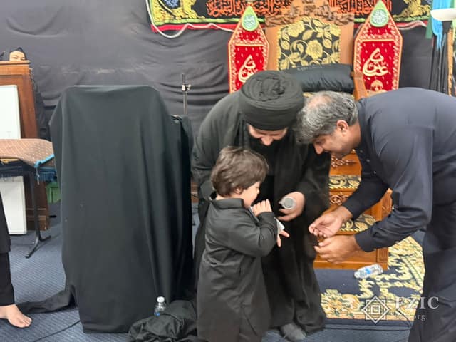 A photograph from the Children’s Majlis held at the Centre in Muharram 2026.
