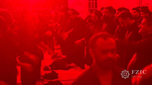 A photograph from Ashura and Shaam-e-Ghareeban at the Fatima Zahra Imamia Centre.
