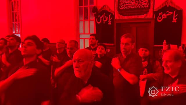 A photograph from Ashura and Shaam-e-Ghareeban at the Fatima Zahra Imamia Centre.