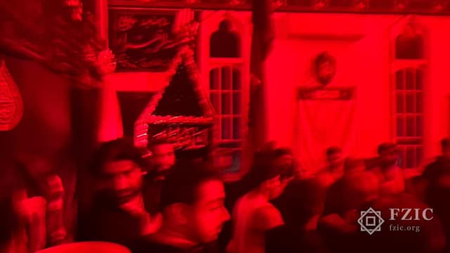 A photograph from Ashura and Shaam-e-Ghareeban at the Fatima Zahra Imamia Centre.
