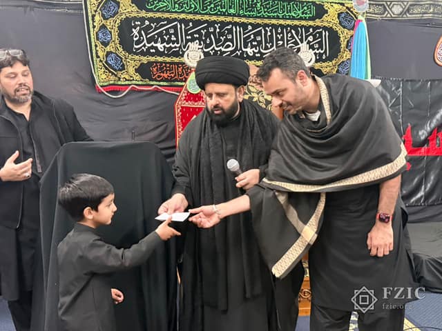 A photograph from the Children’s Majlis held at the Centre in Muharram 2026.