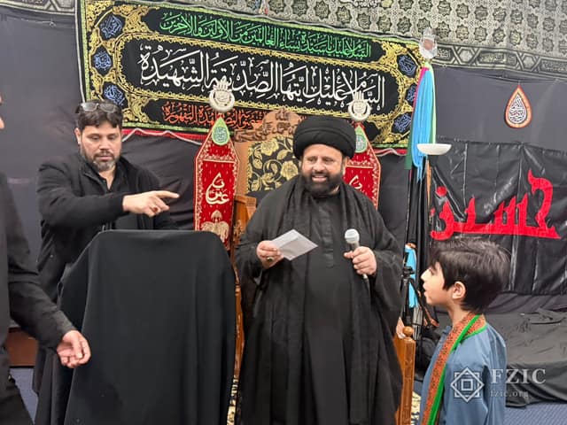 A photograph from the Children’s Majlis held at the Centre in Muharram 2026.