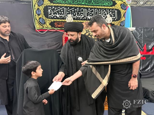 A photograph from the Children’s Majlis held at the Centre in Muharram 2026.