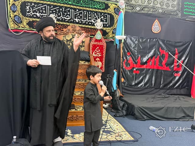 A photograph from the Children’s Majlis held at the Centre in Muharram 2026.