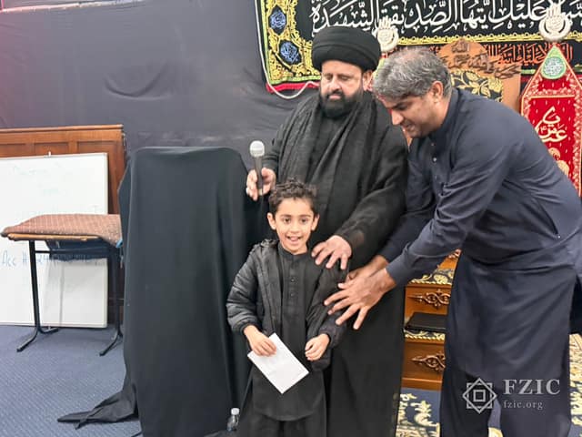 A photograph from the Children’s Majlis held at the Centre in Muharram 2026.