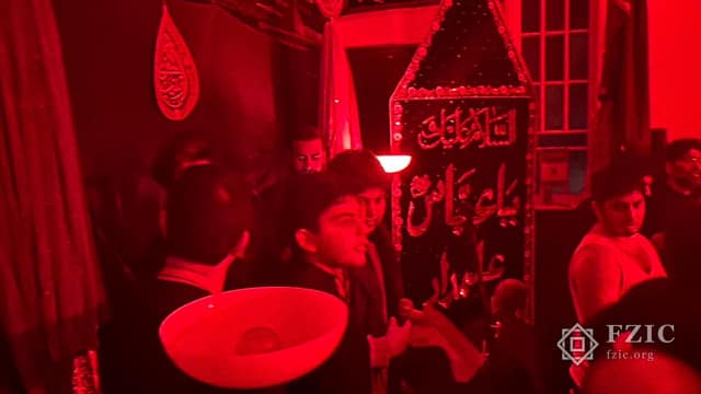 A photograph from Ashura and Shaam-e-Ghareeban at the Fatima Zahra Imamia Centre.