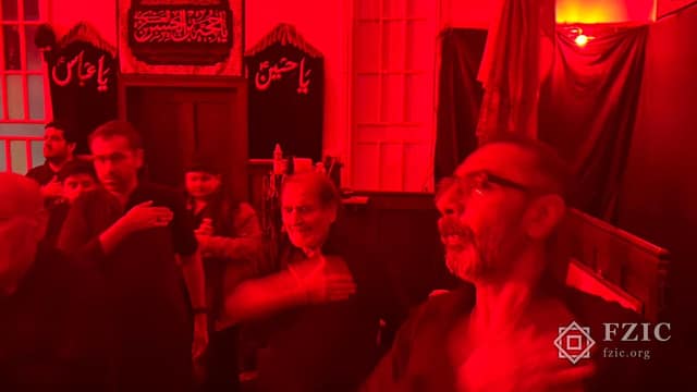 A photograph from Ashura and Shaam-e-Ghareeban at the Fatima Zahra Imamia Centre.
