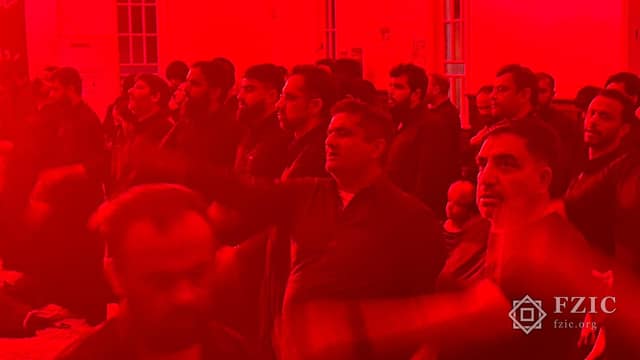 A photograph from Ashura and Shaam-e-Ghareeban at the Fatima Zahra Imamia Centre.