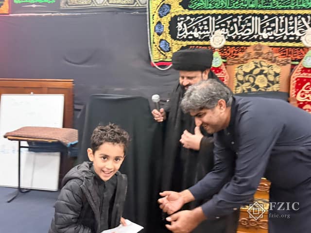 A photograph from the Children’s Majlis held at the Centre in Muharram 2026.