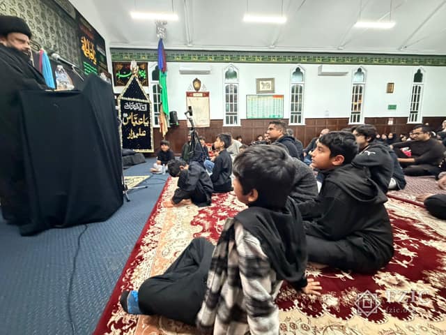 A photograph from the Children’s Majlis held at the Centre in Muharram 2026.