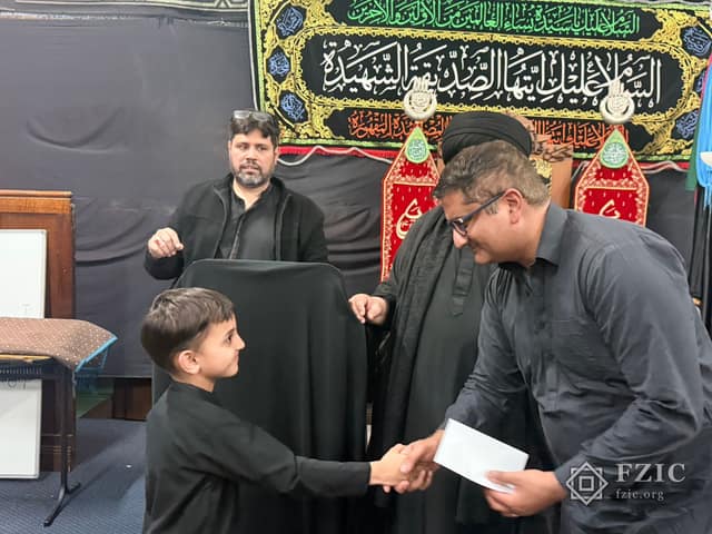 A photograph from the Children’s Majlis held at the Centre in Muharram 2026.