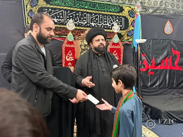 A photograph from the Children’s Majlis held at the Centre in Muharram 2026.