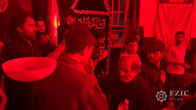 A photograph from Ashura and Shaam-e-Ghareeban at the Fatima Zahra Imamia Centre.