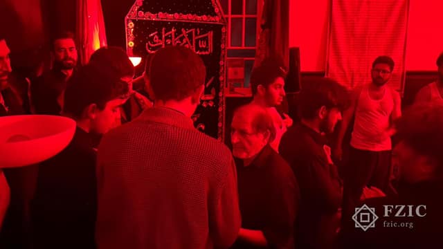 A photograph from Ashura and Shaam-e-Ghareeban at the Fatima Zahra Imamia Centre.