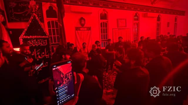 A photograph from Ashura and Shaam-e-Ghareeban at the Fatima Zahra Imamia Centre.