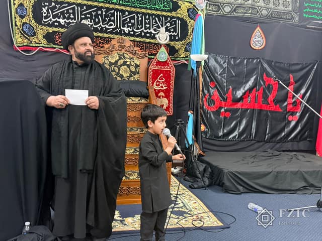 A photograph from the Children’s Majlis held at the Centre in Muharram 2026.