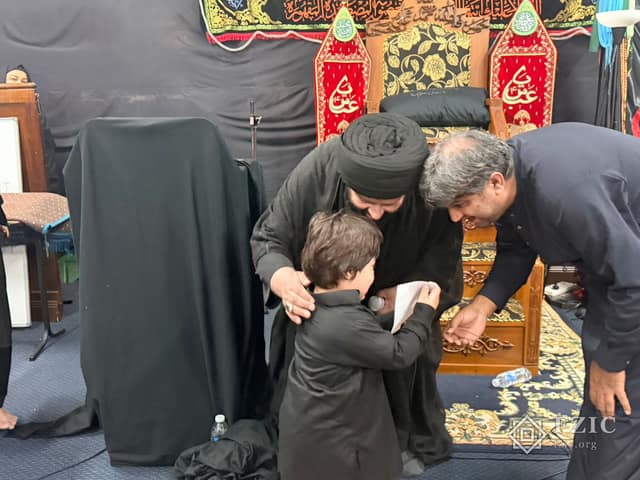 A photograph from the Children’s Majlis held at the Centre in Muharram 2026.